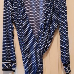 Michael Kors Women Polka Dot Wrap Dress